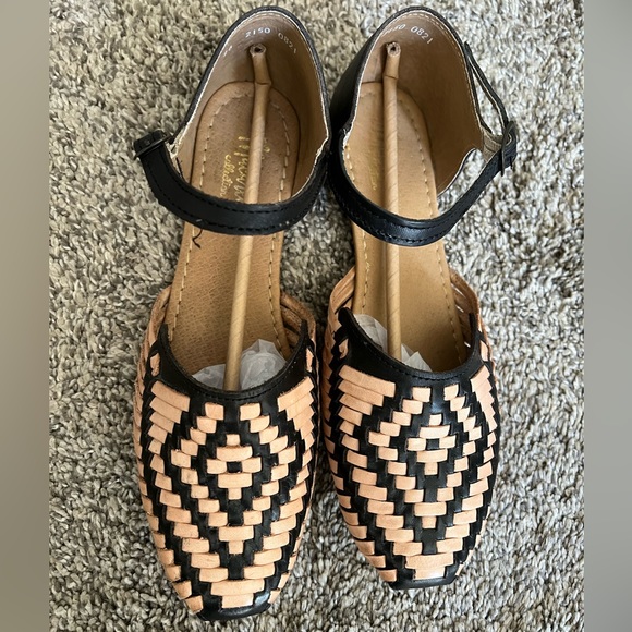 Boho Mexican Huarache Sandals - Picture 5 of 5